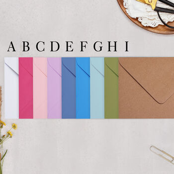 Personalised Green Wavy Note Cards A6 Notecard Set, 5 of 5