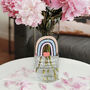 Personalised Teacher Rainbow Glass Flower Vase, thumbnail 3 of 3