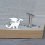 Dragon Cufflinks In Sterling Silver, thumbnail 2 of 2