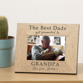 Promoted To Grandad Photo Frame Gift, 2 of 2