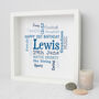 Personalised 21st Birthday Word Art Gift For Him, thumbnail 2 of 5