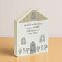 Personalised Grey Wooden House Ornament, thumbnail 2 of 6