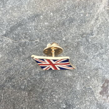 British Union Jack Flag Lapel Pin Brooch, 5 of 6