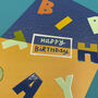 'Happy Birthday' Bold Letters Card, thumbnail 2 of 2