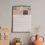 2024 Illustrated Patterned Wall Calendar, thumbnail 10 of 12