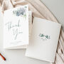 Wedding Thank You Cards Succulent Florals, thumbnail 1 of 5