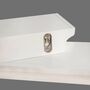 Set Of Two White Floating Wall Shelves Storage, thumbnail 5 of 8