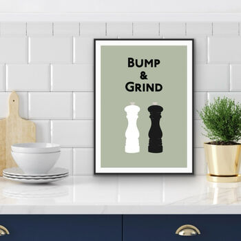 Bump And Grind Kitchen Print, 2 of 3