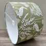 Kielder Hare Sage Green Wildlife Drum Lampshade, thumbnail 6 of 10