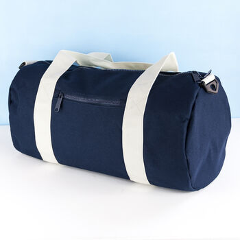 Personalised Kids Navy Gym Kit Bag, 5 of 8