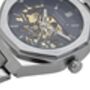 Mens Watch Automatic Skeleton Watch London Silver Edition, thumbnail 4 of 7