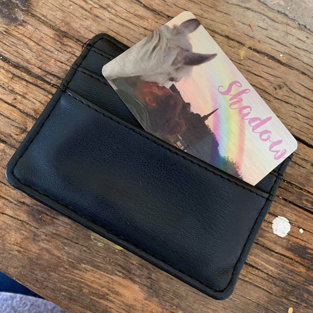 Personalised Pet Memorial Keepsake Card For Wallet By SoRealistic