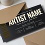 Personalised Gold Foil Concert Ticket Gift Voucher, thumbnail 4 of 9