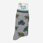 Men's Dart Frogs Bamboo Socks Grey Marl, thumbnail 3 of 4