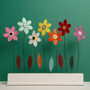 Everlasting Leather Flowers Large Table Display, thumbnail 3 of 11