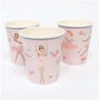 Ballerina Paper Cups, thumbnail 1 of 2