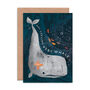 'Not Feeling Very Whale' Greetings Card, thumbnail 2 of 2
