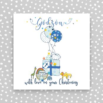 Goddaughter Or Godson Christening Card, 2 of 2