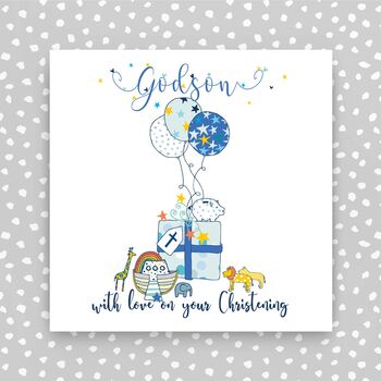 Goddaughter Or Godson Christening Card, 2 of 4