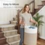 Kids Laundry Basket Cotton Rope Hamper, thumbnail 5 of 6