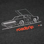 Roadtrip 101 Grey Car Adventure T Shirt, thumbnail 2 of 9