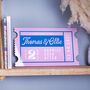 Personalised Couples Ticket Sign, thumbnail 2 of 6