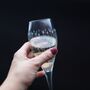 Hand Engraved Dandelion Champagne Flutes, thumbnail 9 of 12