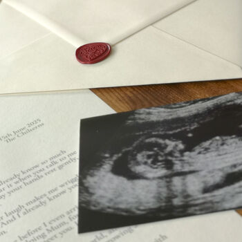 A Letter To My Daddy From The Bump Personalised Keepsake, 7 of 11