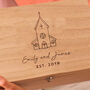 Personalised Church Wedding Keepsake Gift For Couples Anniversary, thumbnail 2 of 4