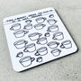 Too Much Tea David Shrigley Coaster, thumbnail 2 of 3