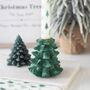 Green Fir Tree Taper Candle Holder, thumbnail 1 of 2