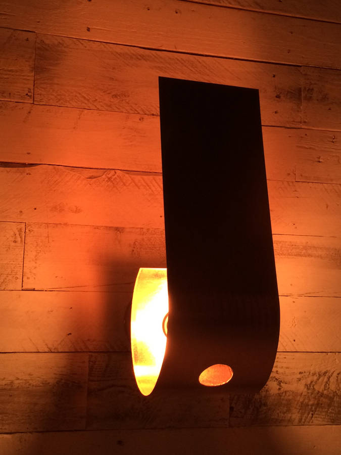 porlock hand rolled copper wall light by tugboat steampunk notonthehighstreet.com