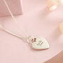 Heart Tags Personalised Name Necklace, thumbnail 7 of 10