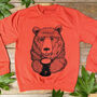 Cuppa Bear Unisex Sweater, thumbnail 2 of 5