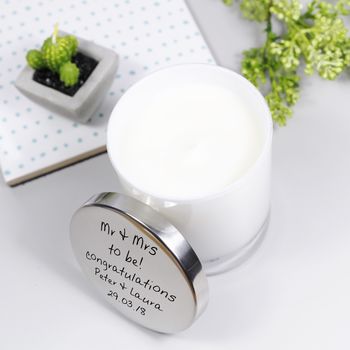 Engagement Scented Candle With Lid Gift, 3 of 7