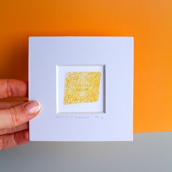 Custard Cream Mini Art Print, 4 of 9