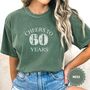 Personalised Cheers 60 Years T Shirt, thumbnail 8 of 12