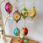 Vintage Style Glass Bauble Set, thumbnail 3 of 4