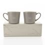 Ceramic Stoneware Mr And Mr Mug Set, thumbnail 1 of 2