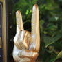 Gold Rock On Accessories Stand And Gift Box, thumbnail 5 of 5