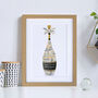 Personalised Retirement Champagne Word Art, thumbnail 2 of 9