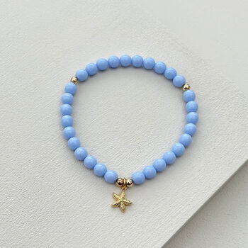 China Blue Beaded Bracelet, 3 of 6