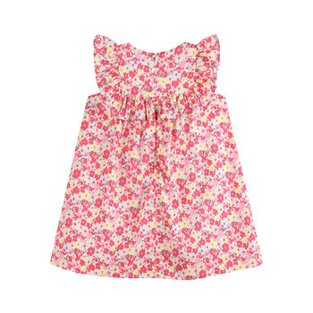 Johanne Floral Printed Frill Dress, 3 of 6