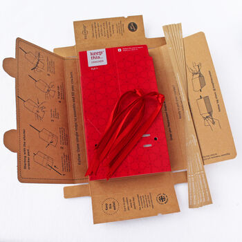 Six Reusable Eco Crackers 'Christmas Red' Design, 6 of 8