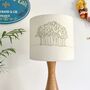 Nearly There Trees Embroidered Lampshade, thumbnail 3 of 5