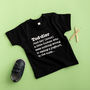 Toddler Definition T Shirt, thumbnail 1 of 3
