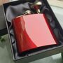 Striking Personalised Hip Flask With Presentation Box, thumbnail 1 of 6