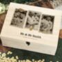 Personalised Photo Wedding Keepsake Memory Box, thumbnail 2 of 2