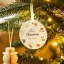 Personalised My 1st Christmas Tree Decoration, thumbnail 1 of 3