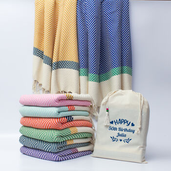 Handwoven Throw Blanket, Gift For Mothers, 11 of 12